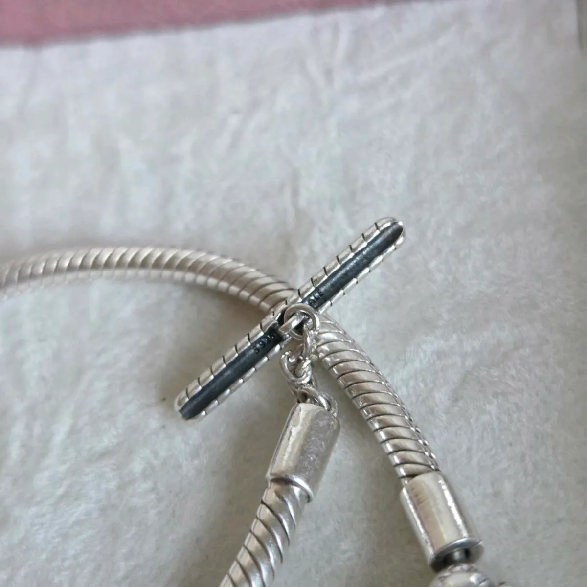 Pandora bracelet T-bar excellent condition - Image 3