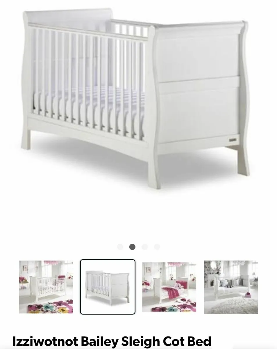 Sleigh cot bed - Image 3