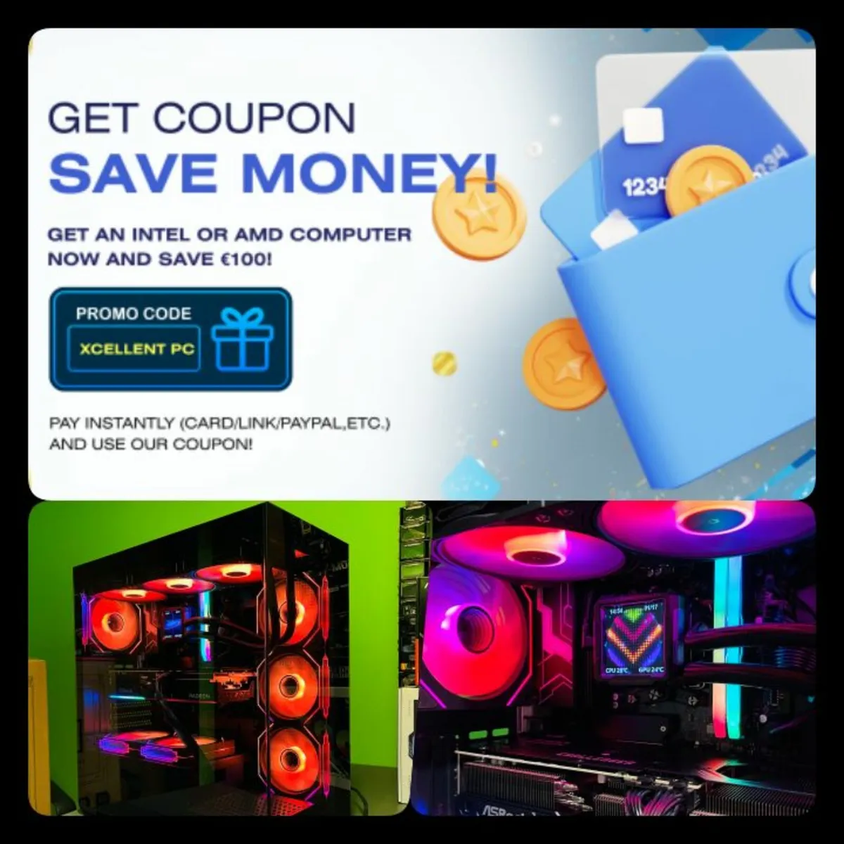 AMD Ryzen Gaming PC 7 7800X3D, RX 9070 XT 16GB - Image 1