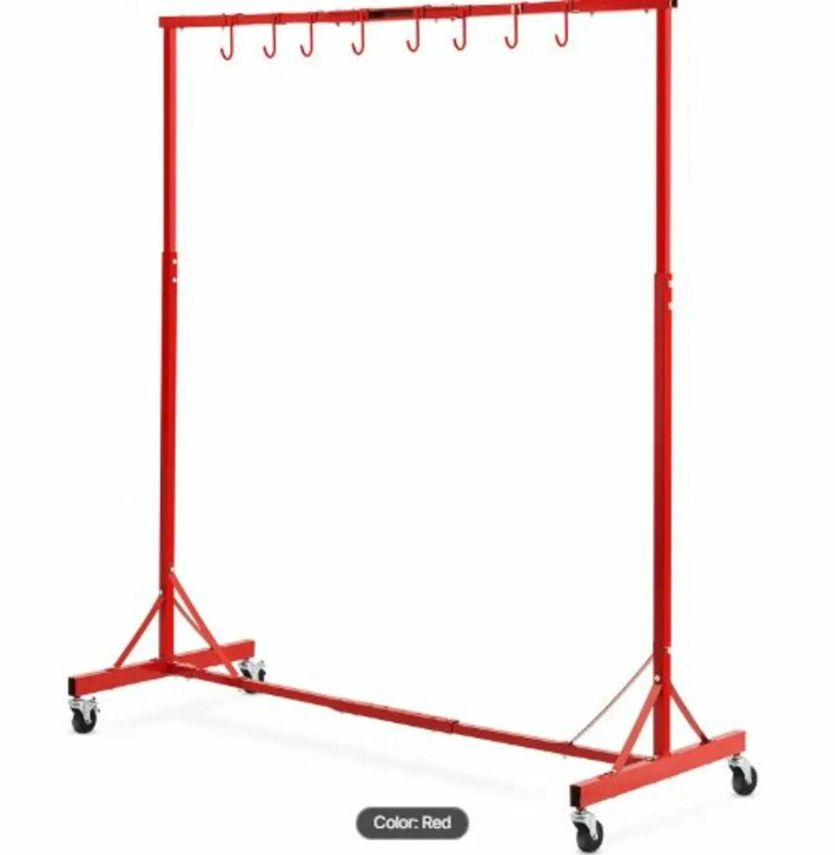 Painting Rack, 5 ft-7 ft Adjustable Height, 66 lbs - Image 1