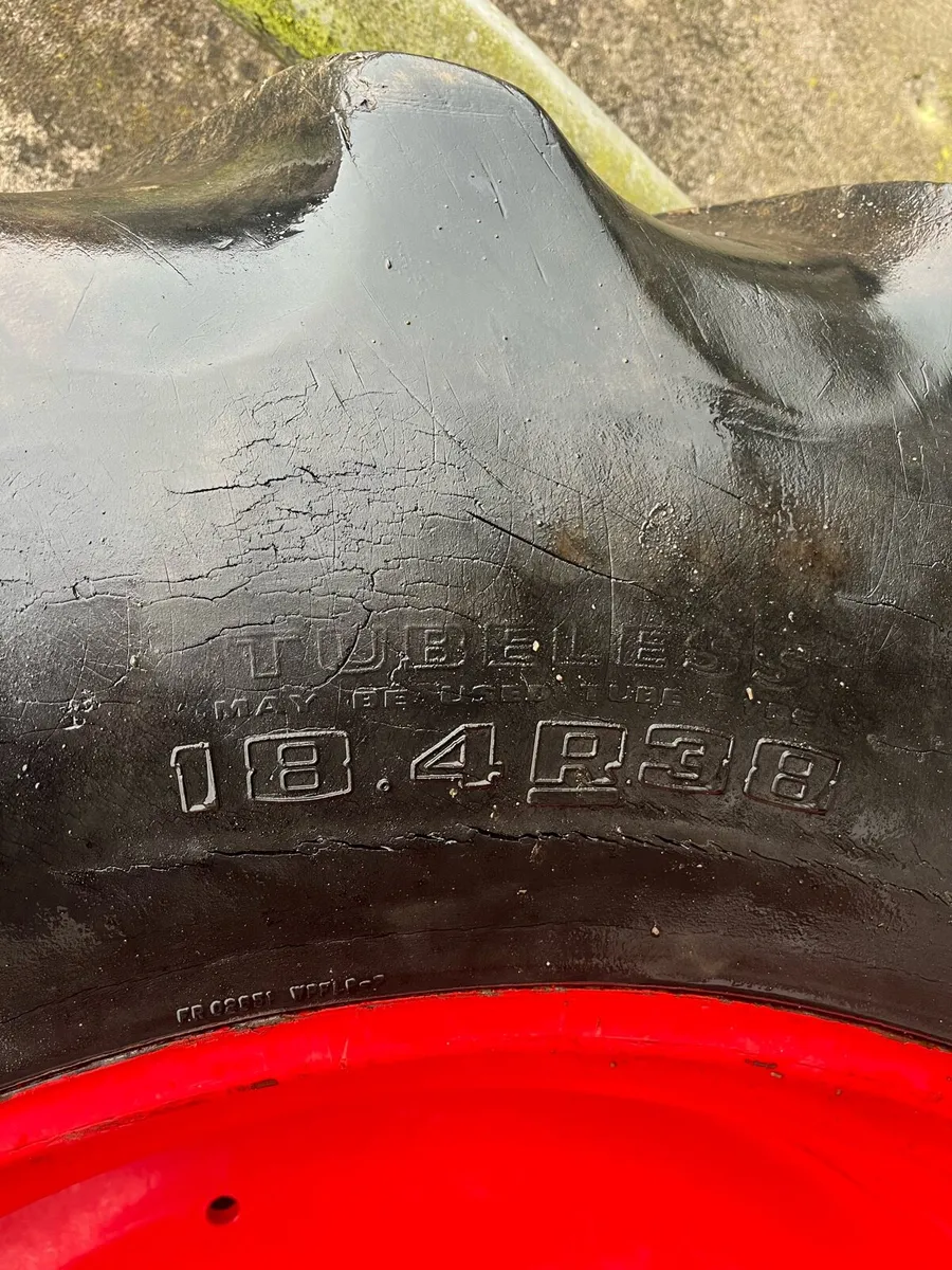 18.4 R38 Rims and Tyres - Image 3