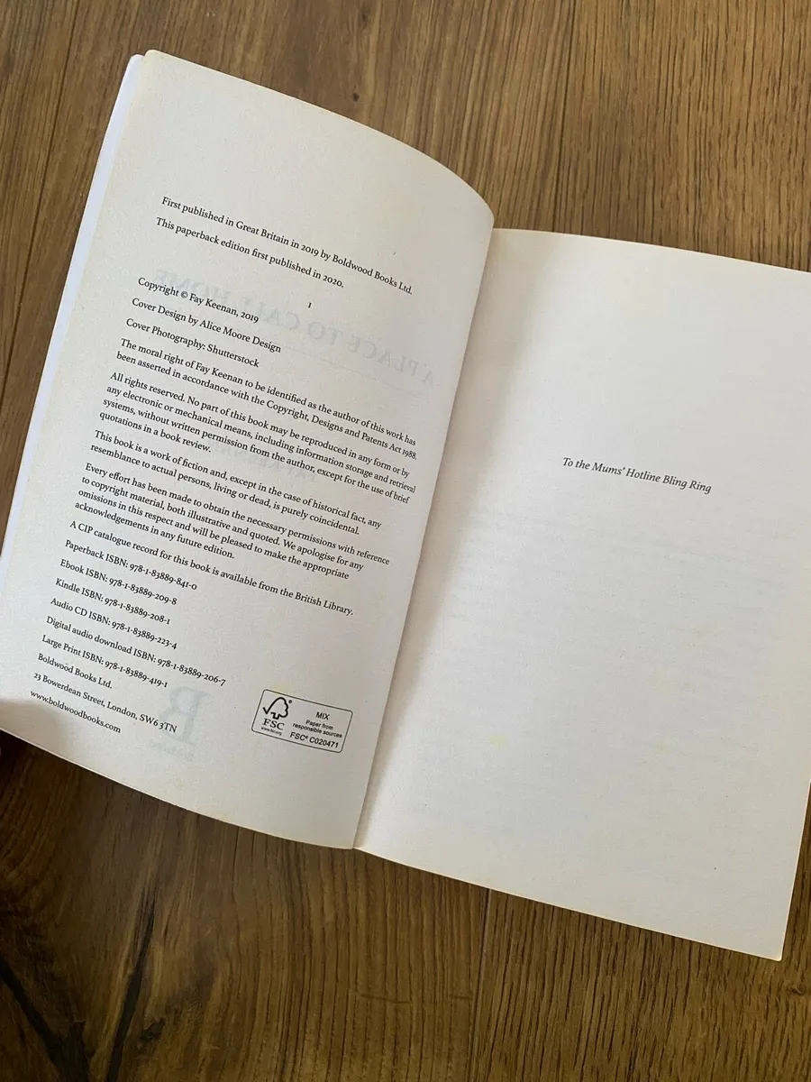 Book 📕 A Place to Call Home by Fay Keenan - Image 3