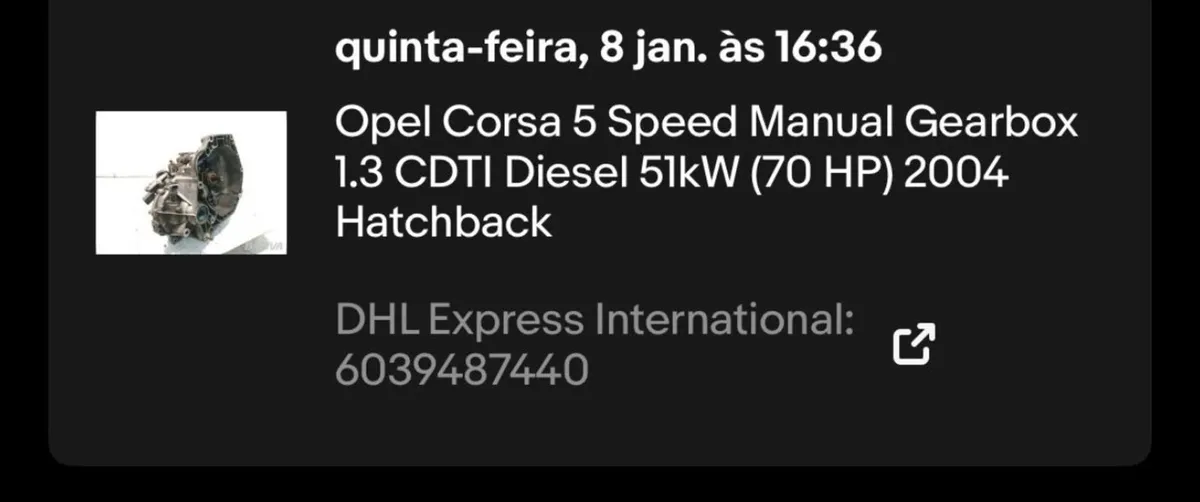 Car part gearbox Opel Corsa 1.3 Diesel 2004 - Image 4