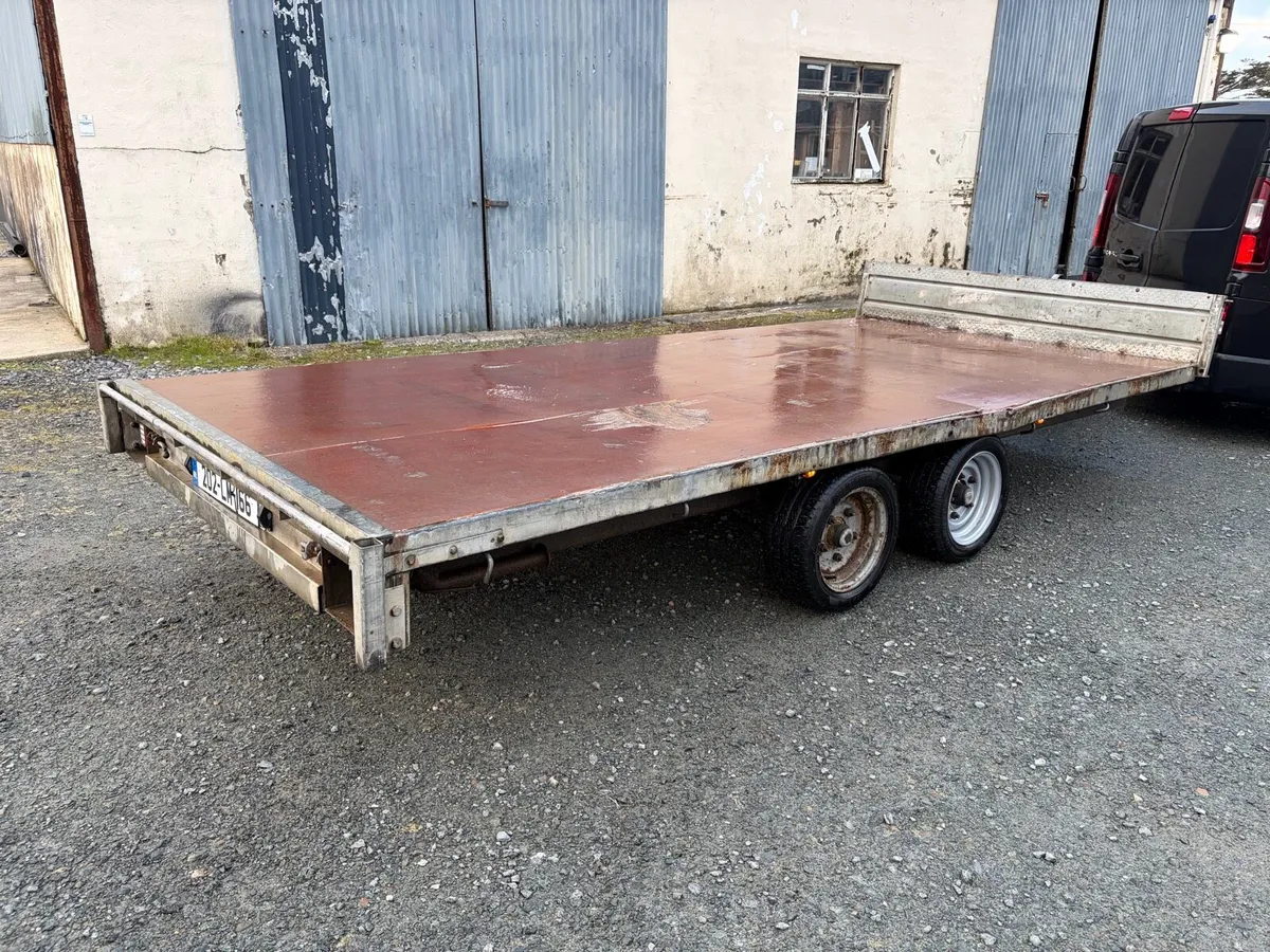 14 foot indespension flat bed trailer - Image 3