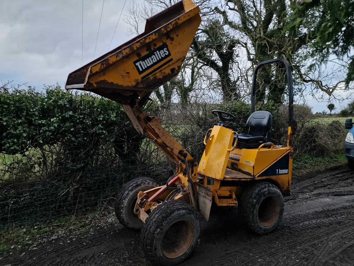 Thwaites 1 ton high tip dumper - Image 1