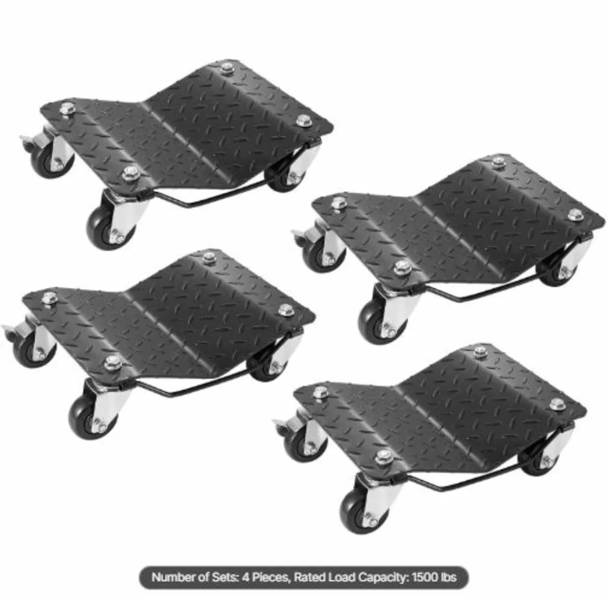 Car Dolly Wheel Tire Dolly 4 PCS Heavy Duty Skate - Image 1