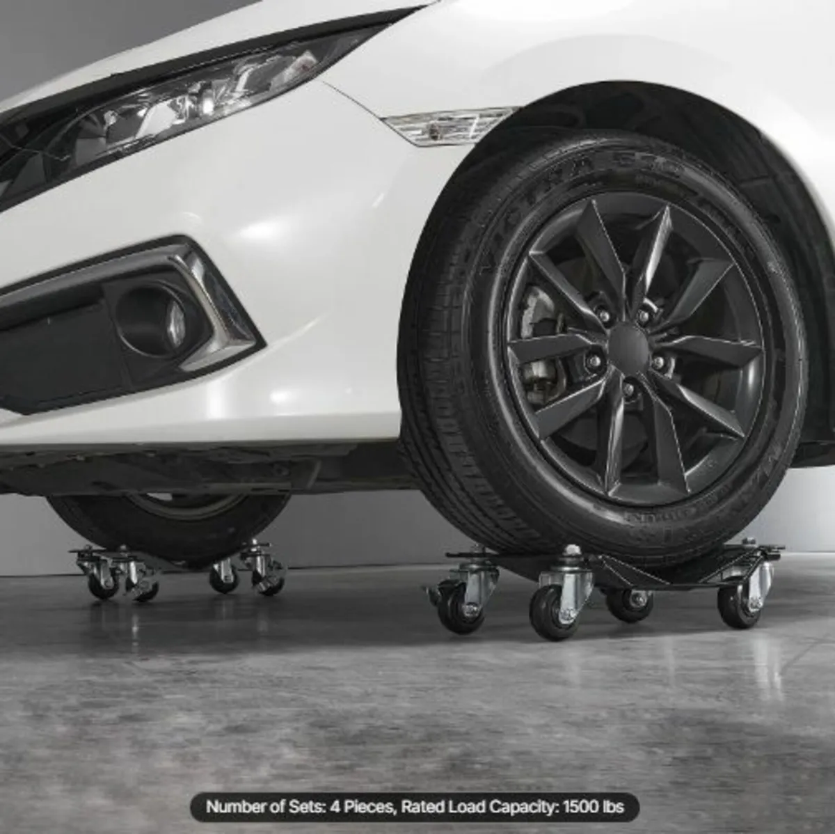 Car Dolly Wheel Tire Dolly 4 PCS Heavy Duty Skate - Image 4