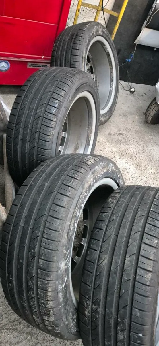 ALLOY WHEELS AND TIRES  MERSEDES 245/45/18 - Image 3