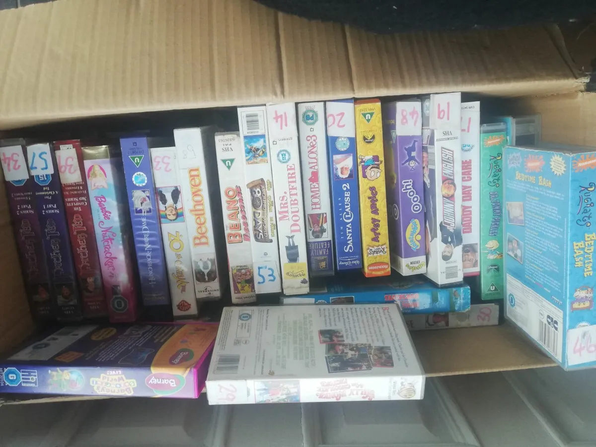 Free. Large box of Chikdren's Video Tapes - Image 2