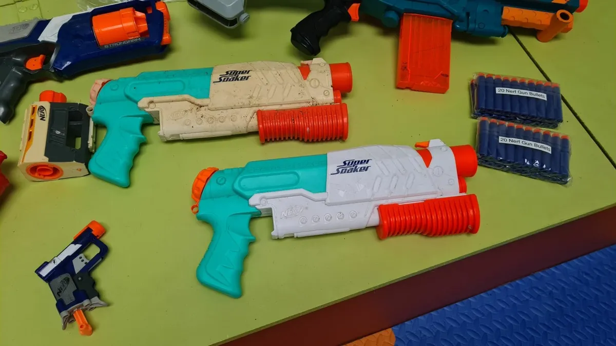 Toy Nerf Guns and extras - Image 4