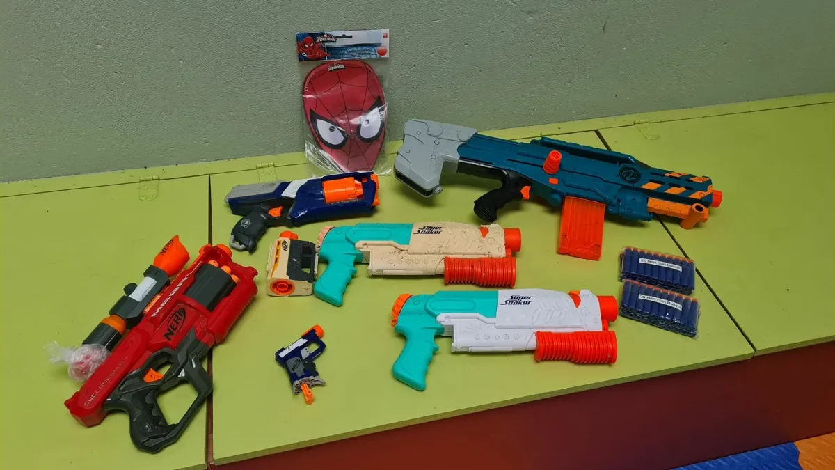 Toy Nerf Guns and extras - Image 1