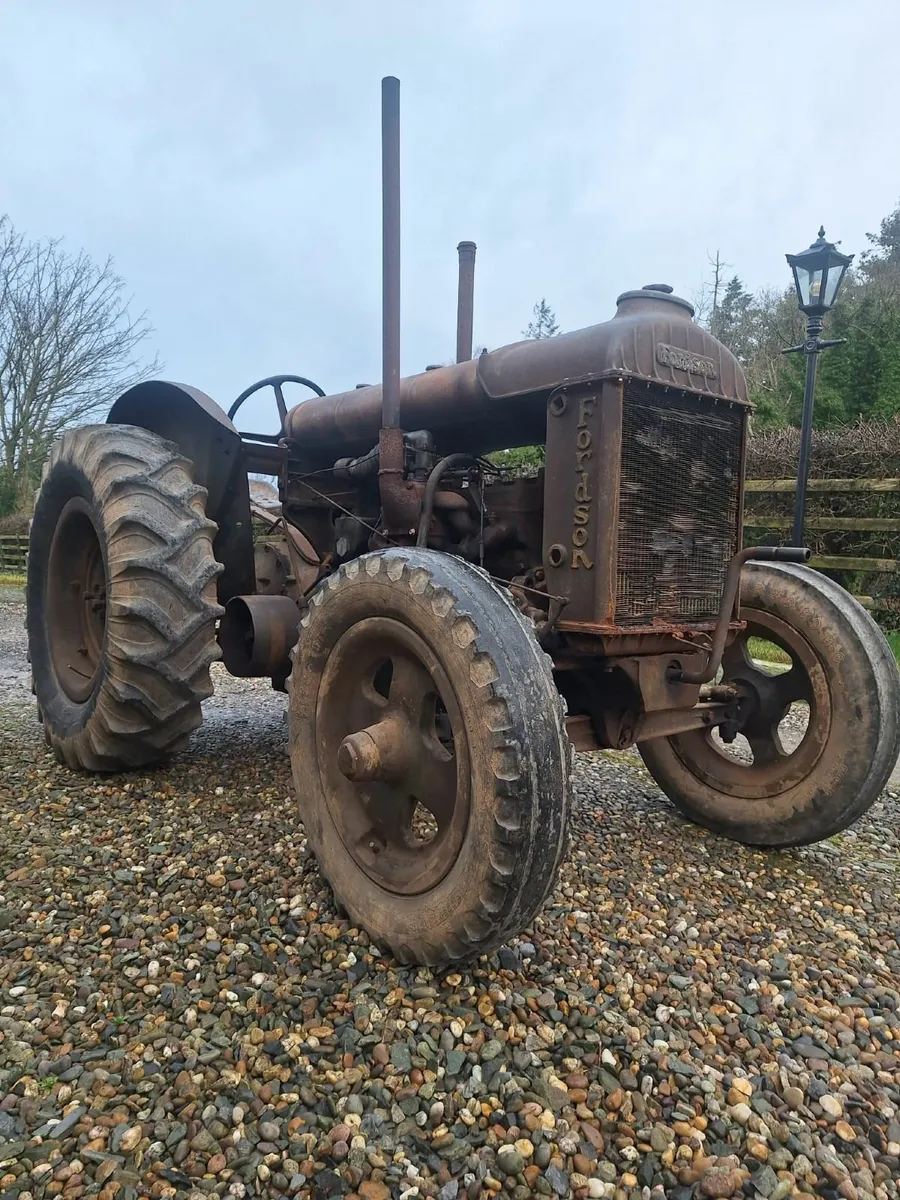 Fordson Standard N, Trailed Plough, Earth Scoop - Image 1