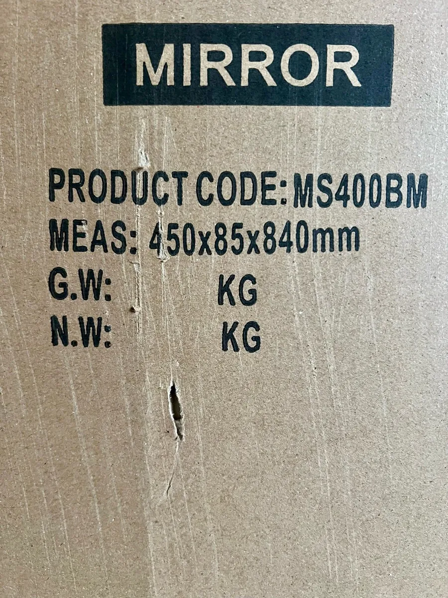 Designer style Bath/Bedroom/Office Mirror & shelf - Image 3