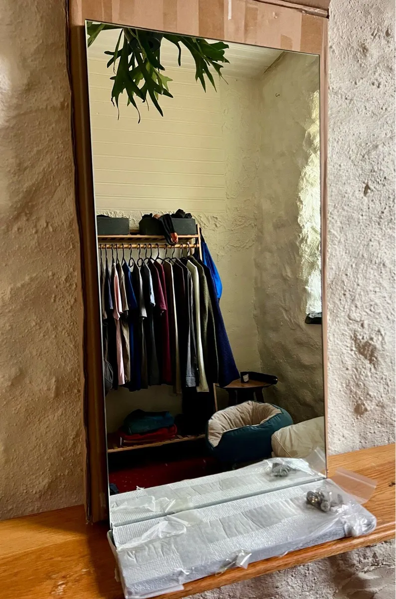 Designer style Bath/Bedroom/Office Mirror & shelf - Image 4