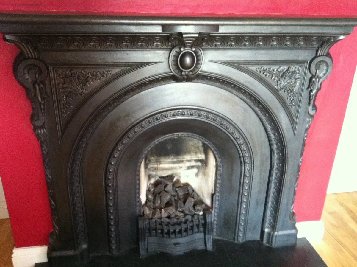 Victorian Cast Iron Fireplace - Image 2