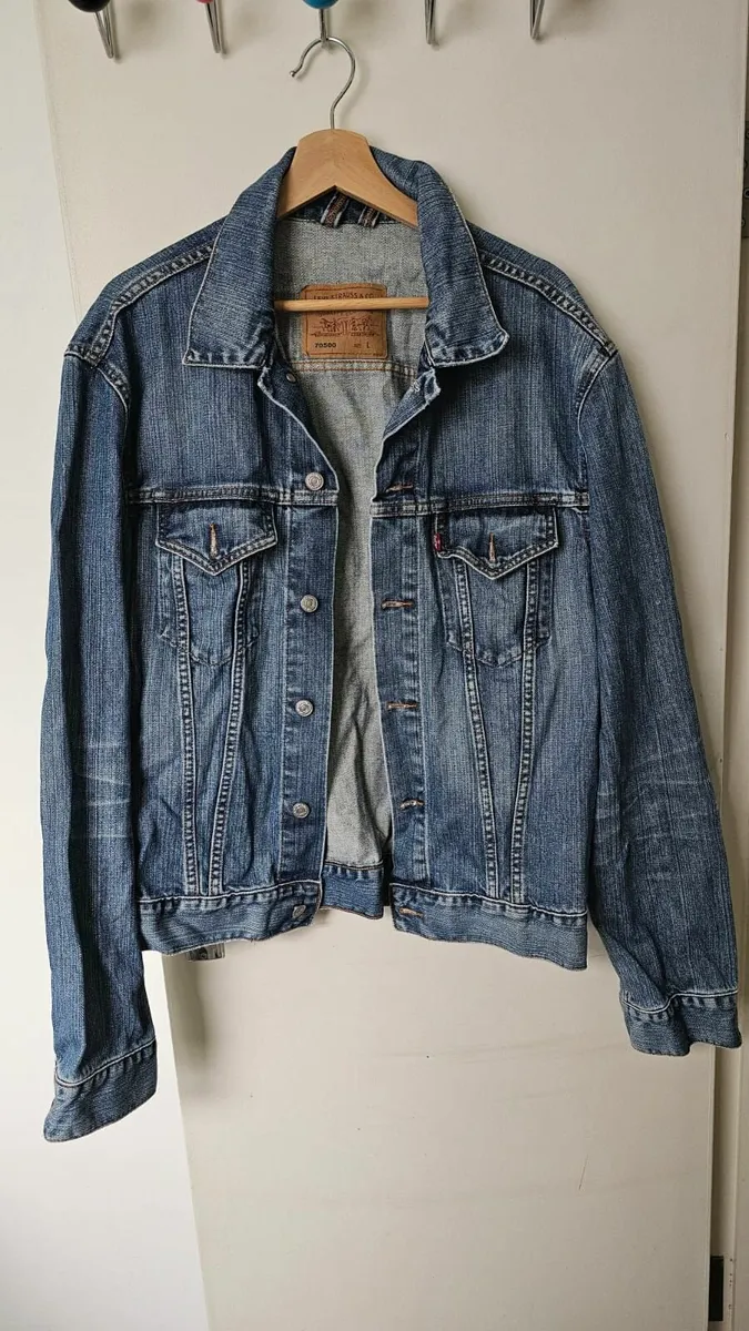 Men's Original Retro Style Levi's Jacket Large - Image 1