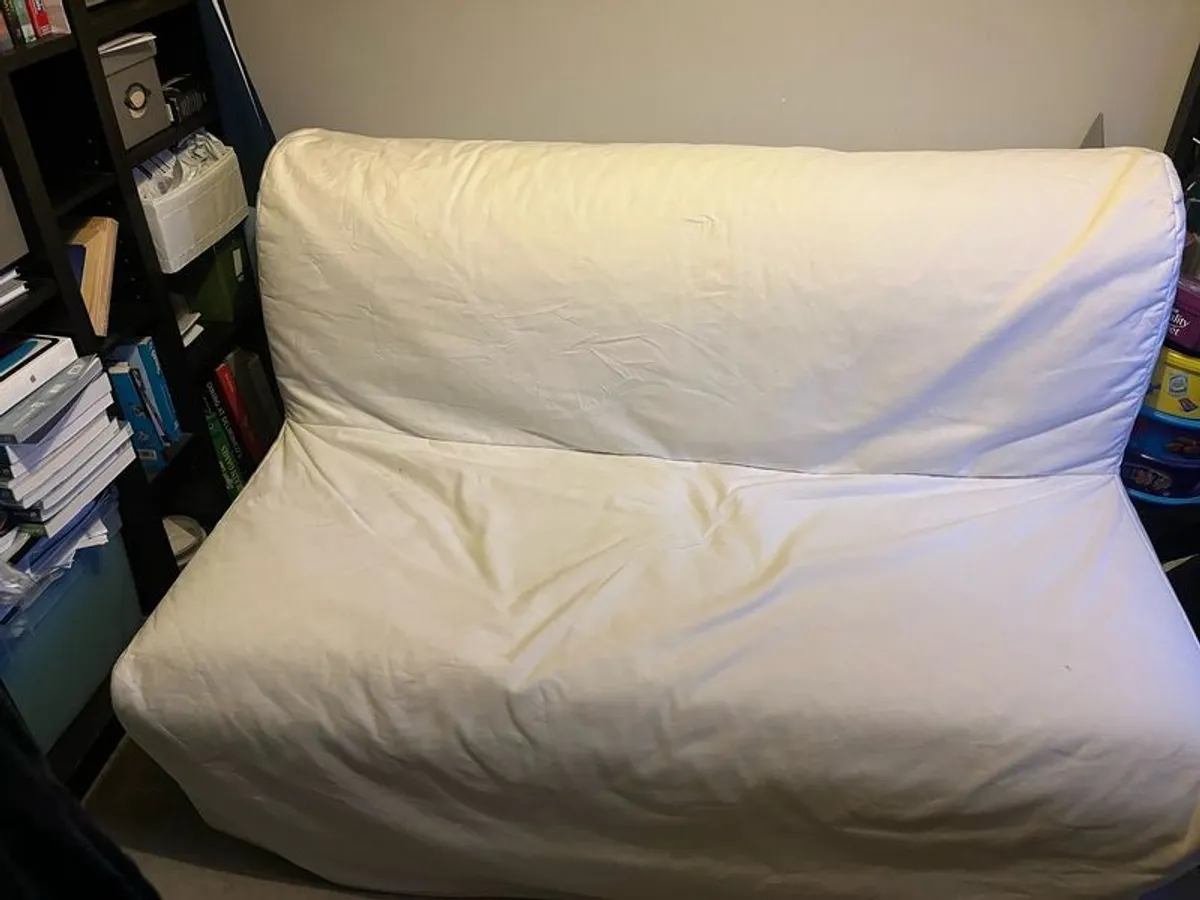 2 Seater Ikea Sofa Bed with additional mattress - Image 1