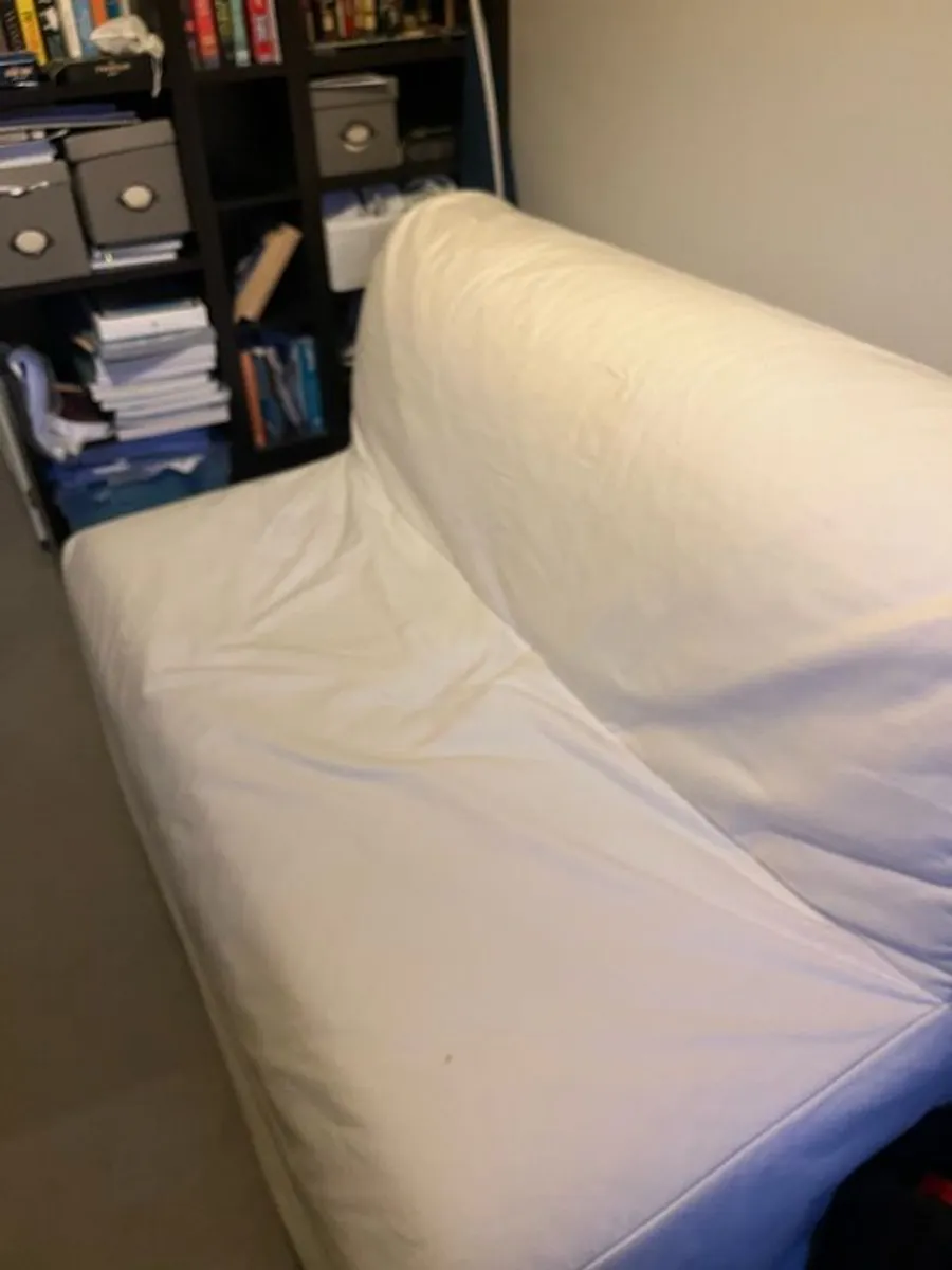 2 Seater Ikea Sofa Bed with additional mattress - Image 2