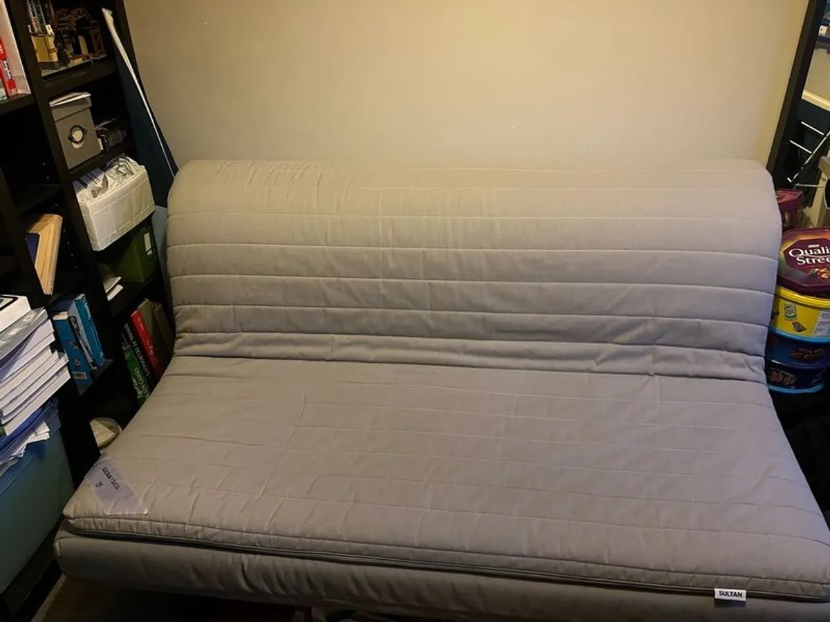 2 Seater Ikea Sofa Bed with additional mattress - Image 3