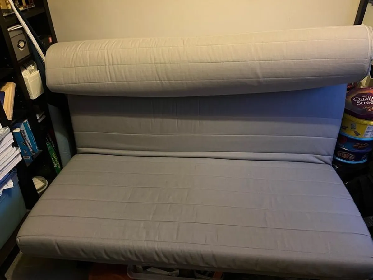 2 Seater Ikea Sofa Bed with additional mattress - Image 4