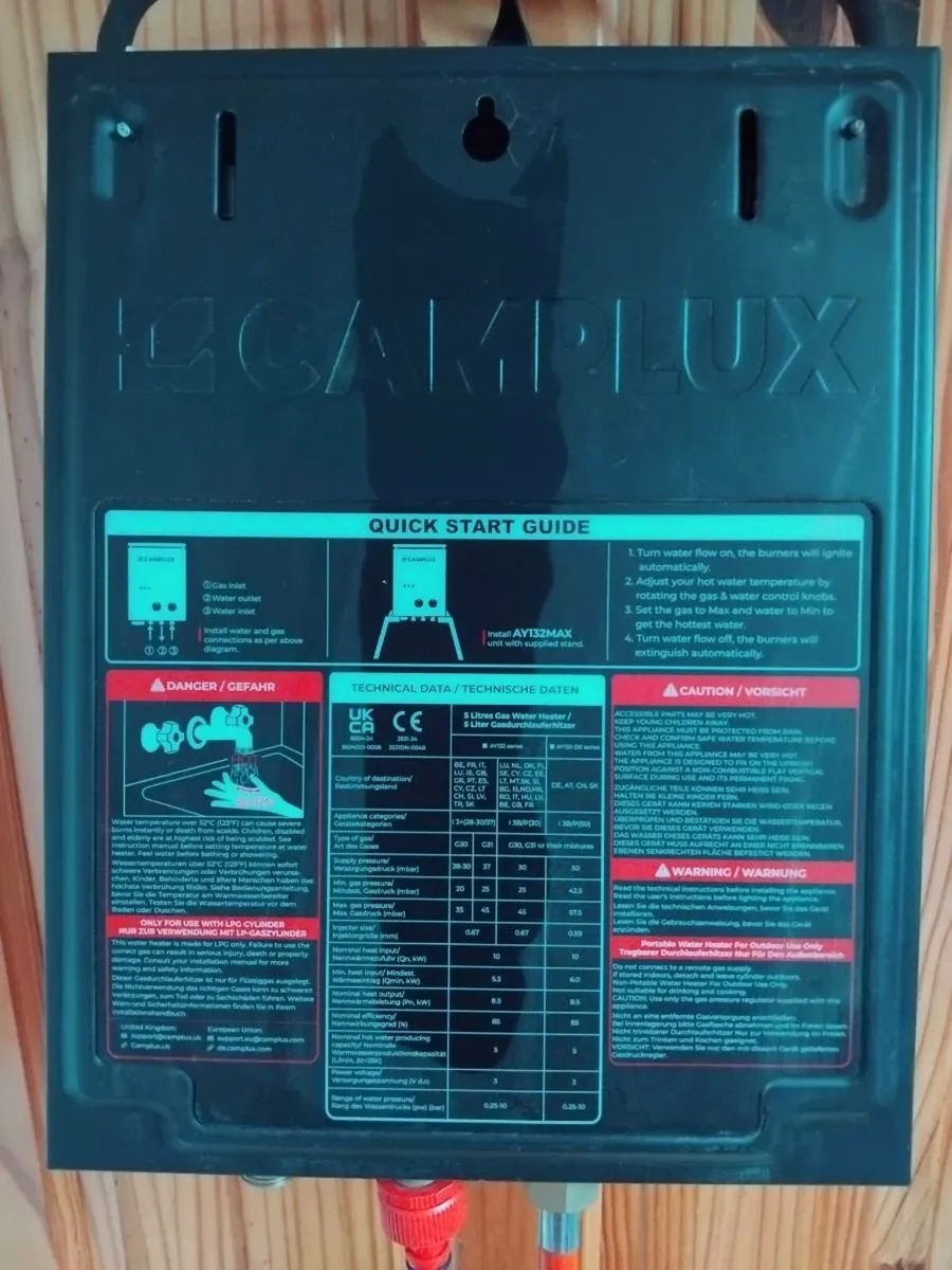 Complux Portable Shower-Heater - Image 2