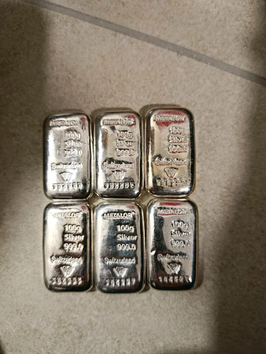Silver bars coins - Image 2