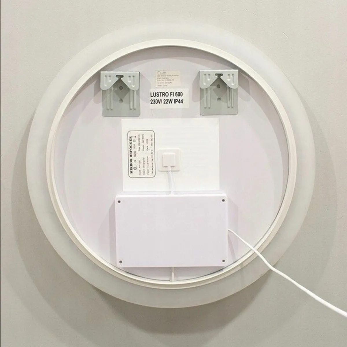 LED Bathroom Mirror 80cm Round - Image 4