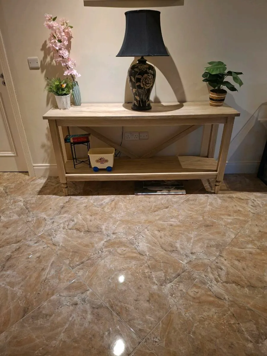 Large Solid wood hall table - Image 1