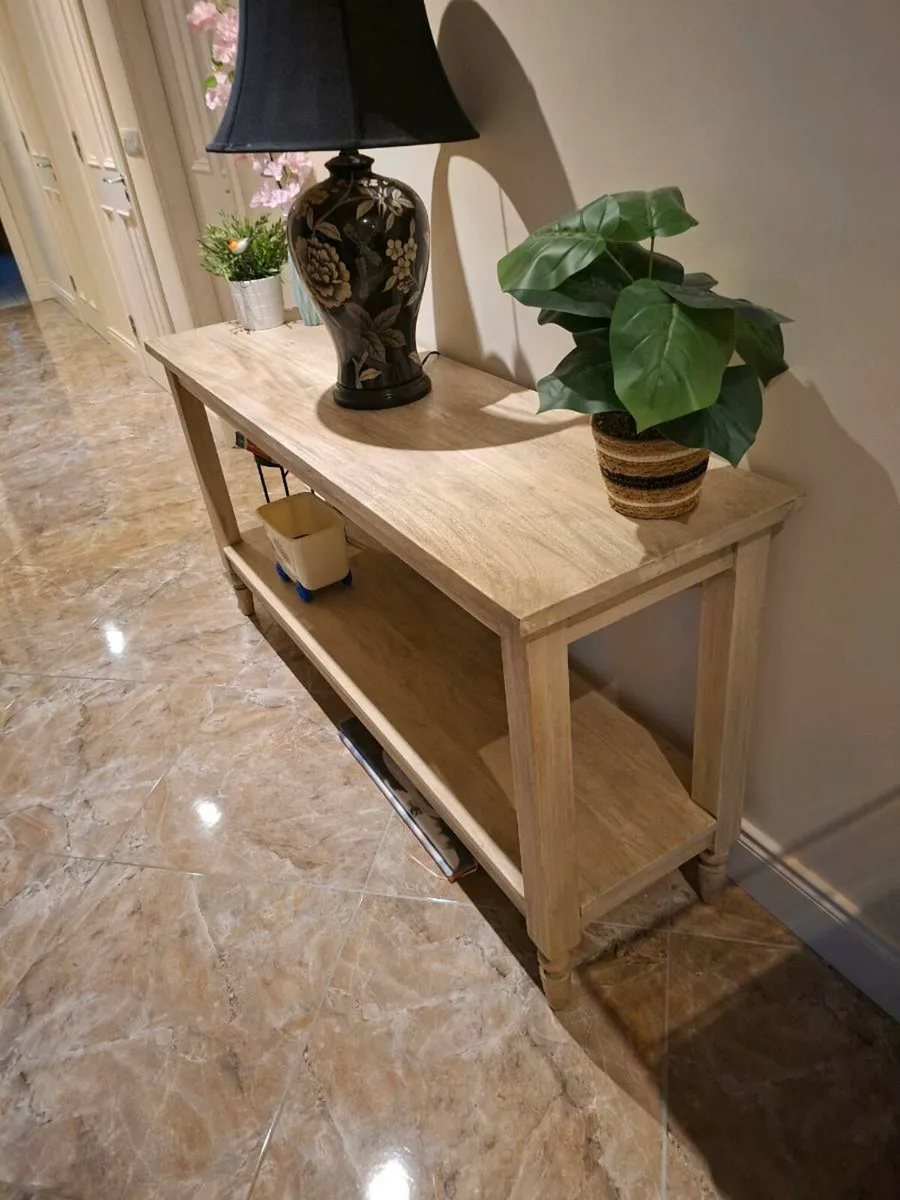 Large Solid wood hall table - Image 3