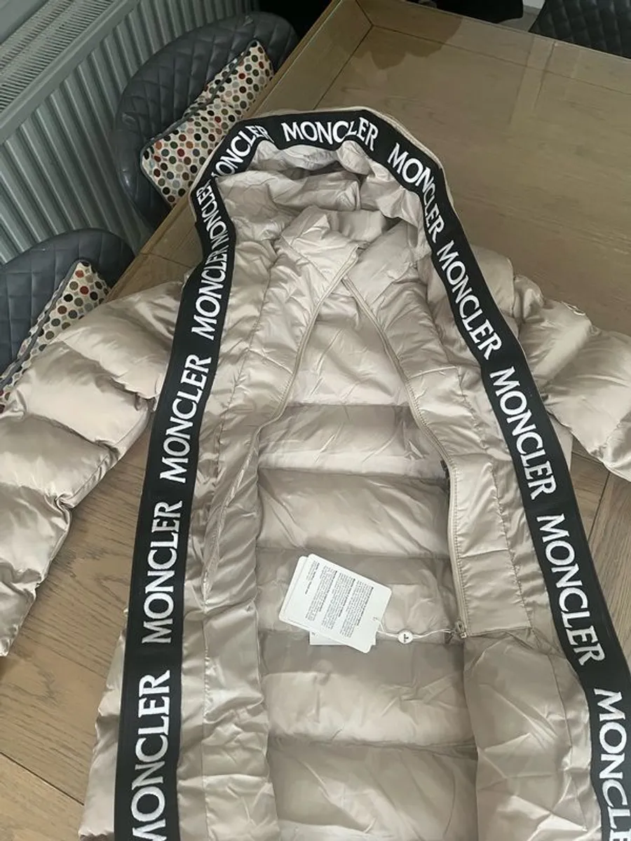 Moncler Women's Cream Coat - Image 1