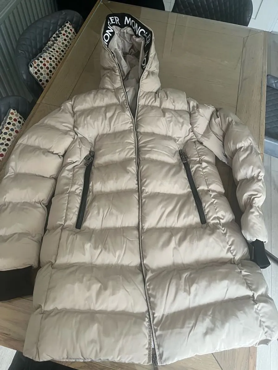 Moncler Women's Cream Coat - Image 4