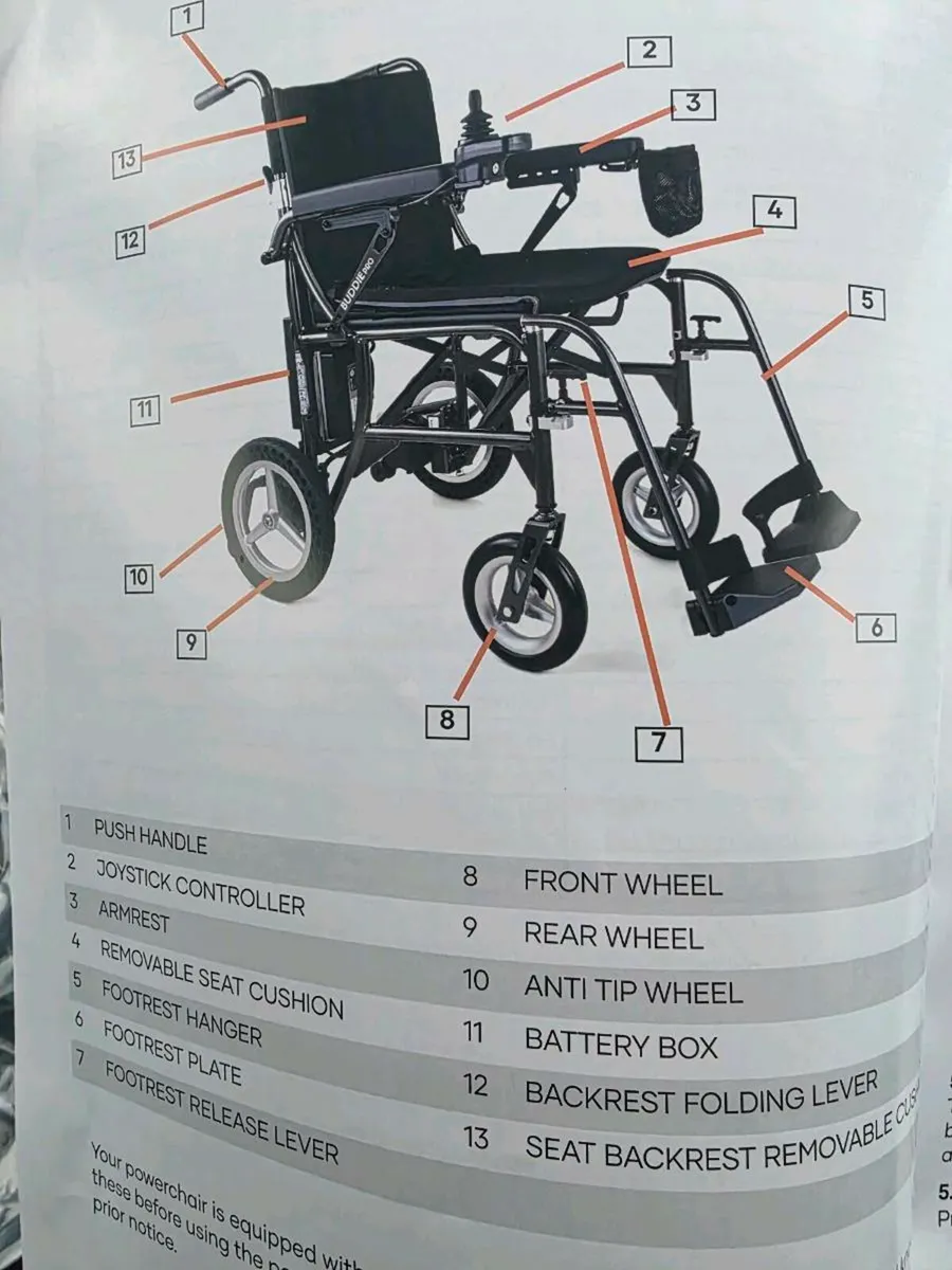 Buddie pro electric wheelchair - Image 2