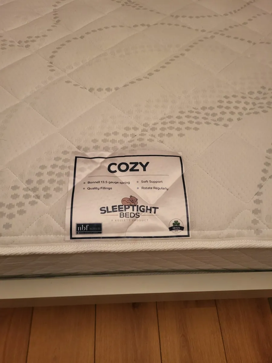 Single Bed   bed board frame and mattress - Image 3