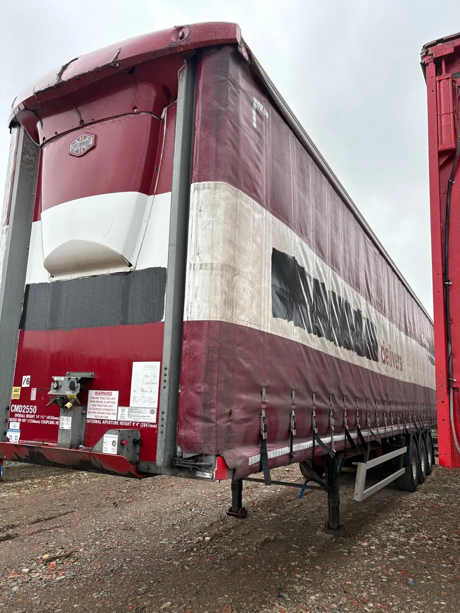 2018 4.55m Curtainside trailers - Image 2