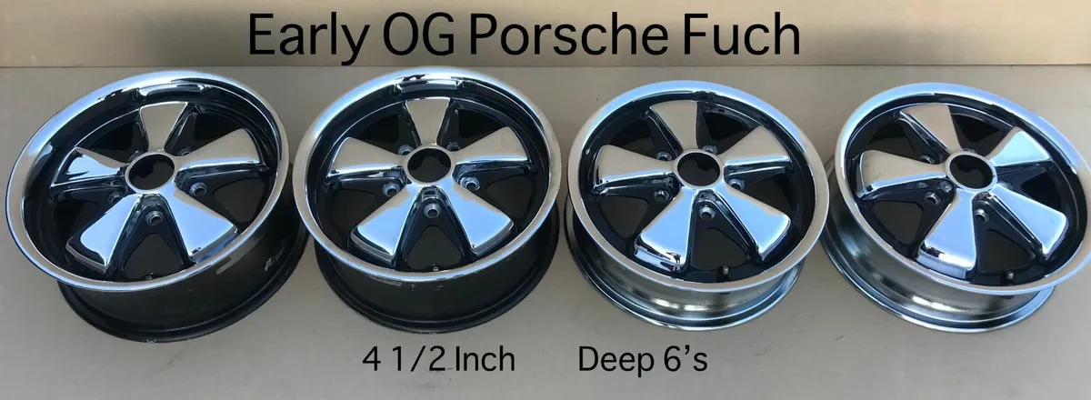 Genuine Porsche Fuch alloys - Image 1