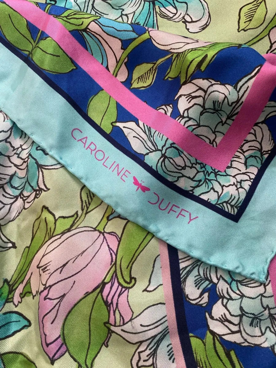 Caroline Duffy Limited Edition silk twill scarf - Image 1