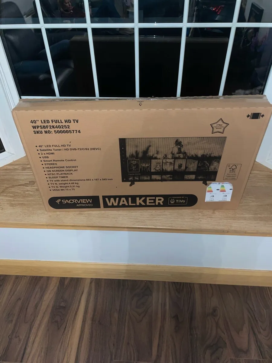 Brand New 40” Walker Full HD LED TV – Unopened - Image 1