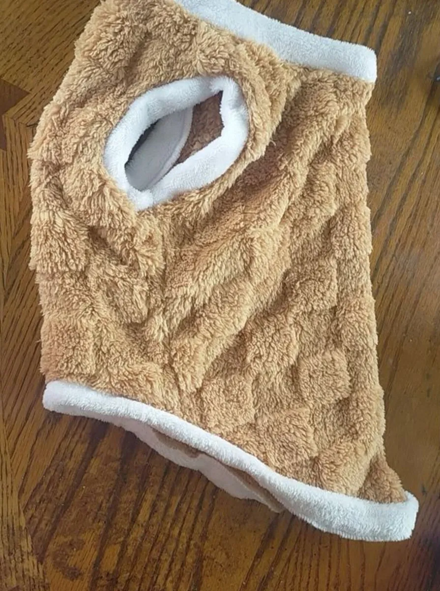 Dog Coat Fuzzy Jumper