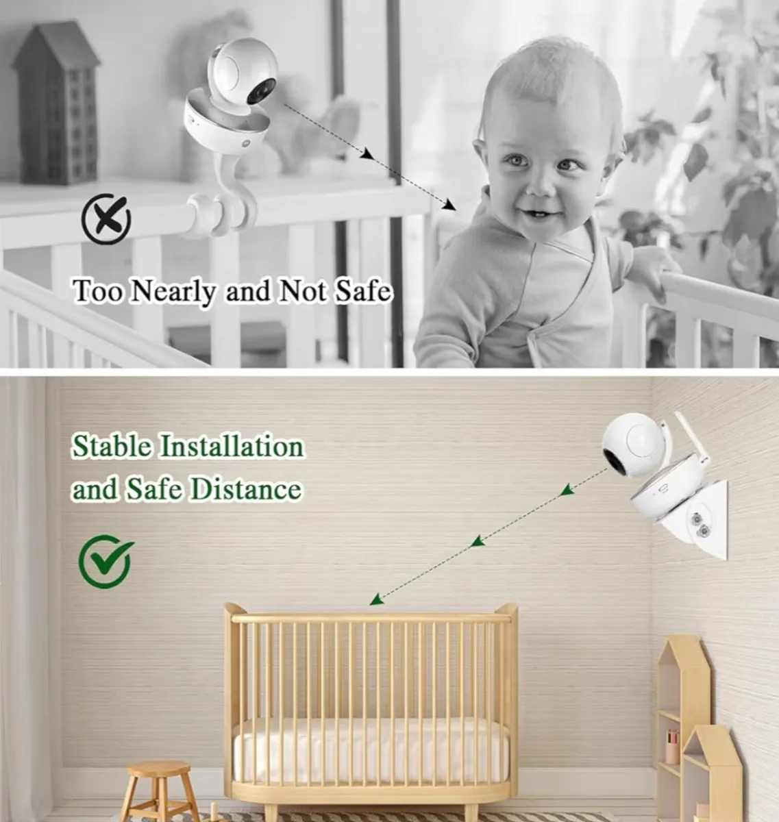 Adjustable Wall Mount for Baby Monitor - Image 2