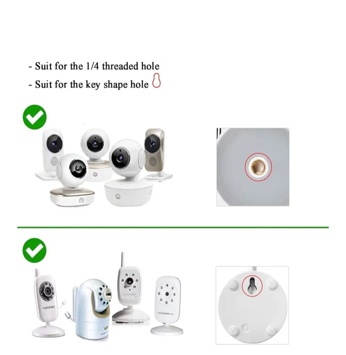 Adjustable Wall Mount for Baby Monitor - Image 3