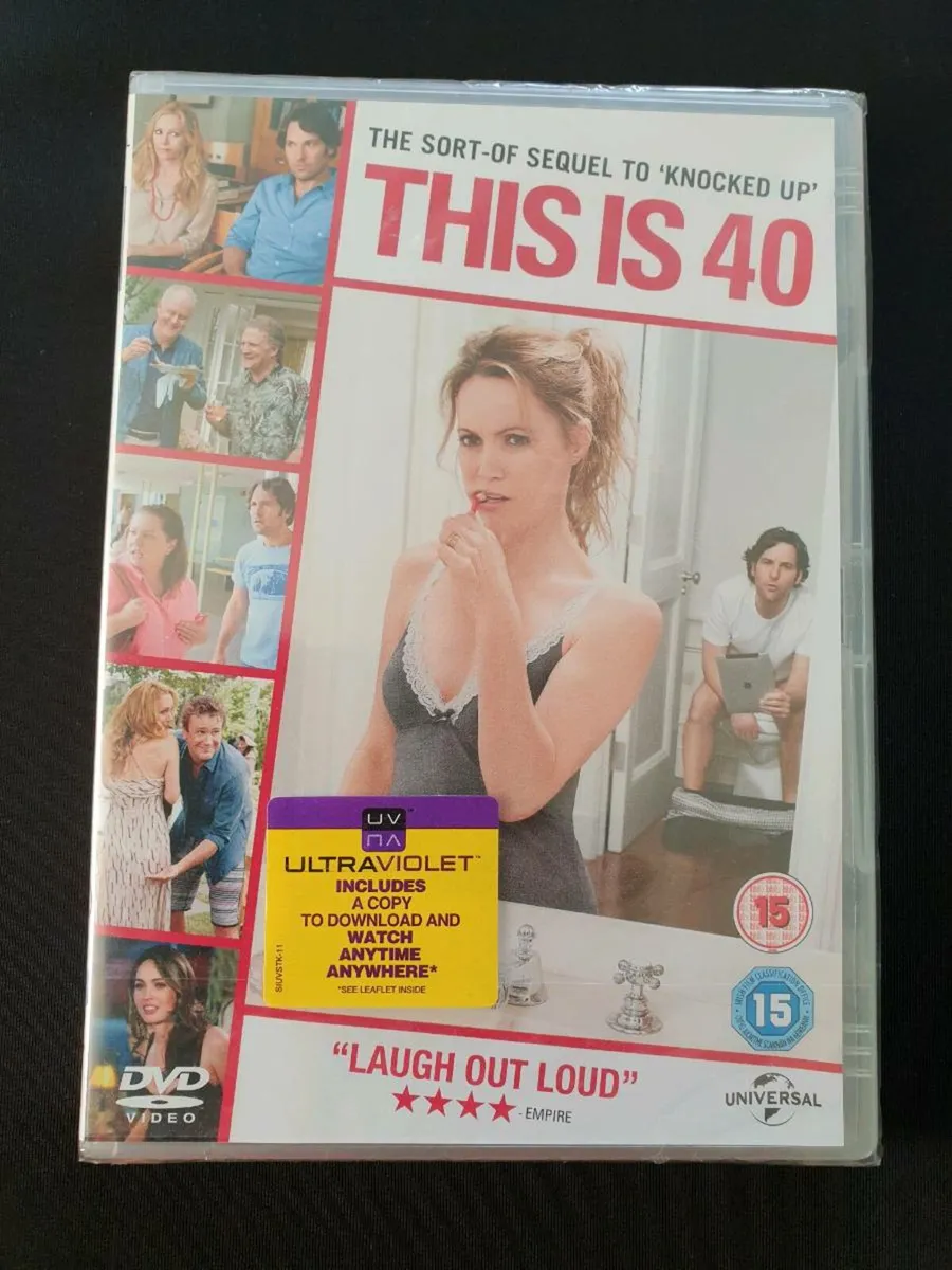 This Is 40 DVD 2013 Paul Rudd Leslie Mann