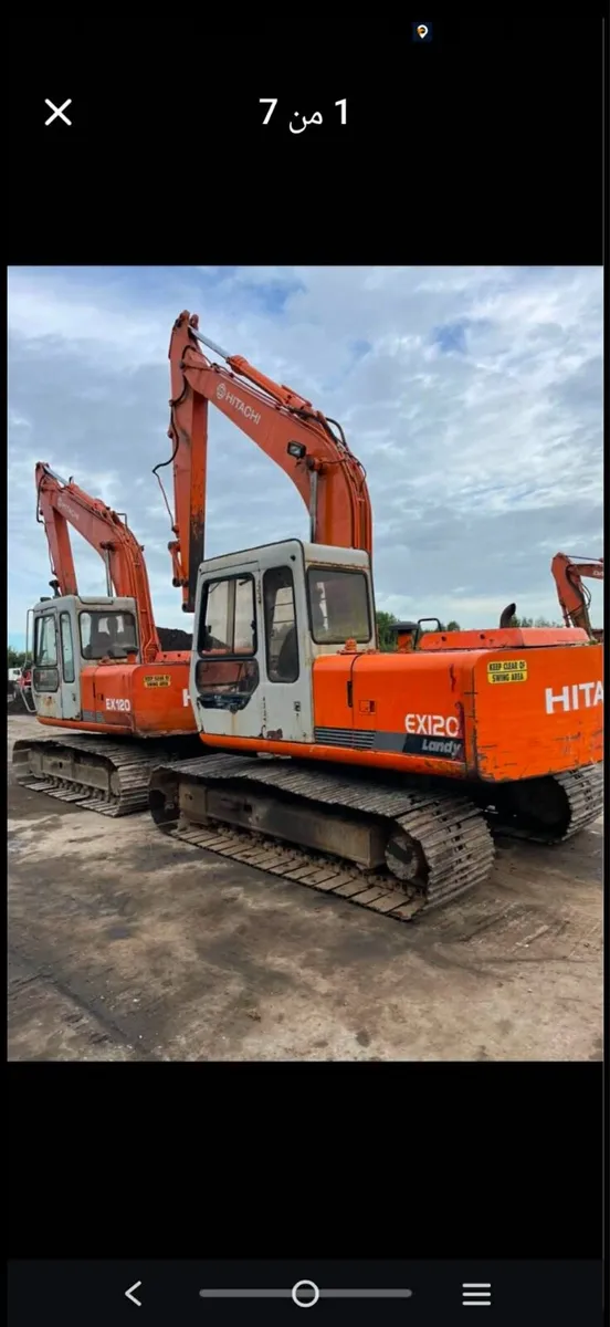 WANTED OLD HITACHI EX120-1 FH130-3 WANTED - Image 2