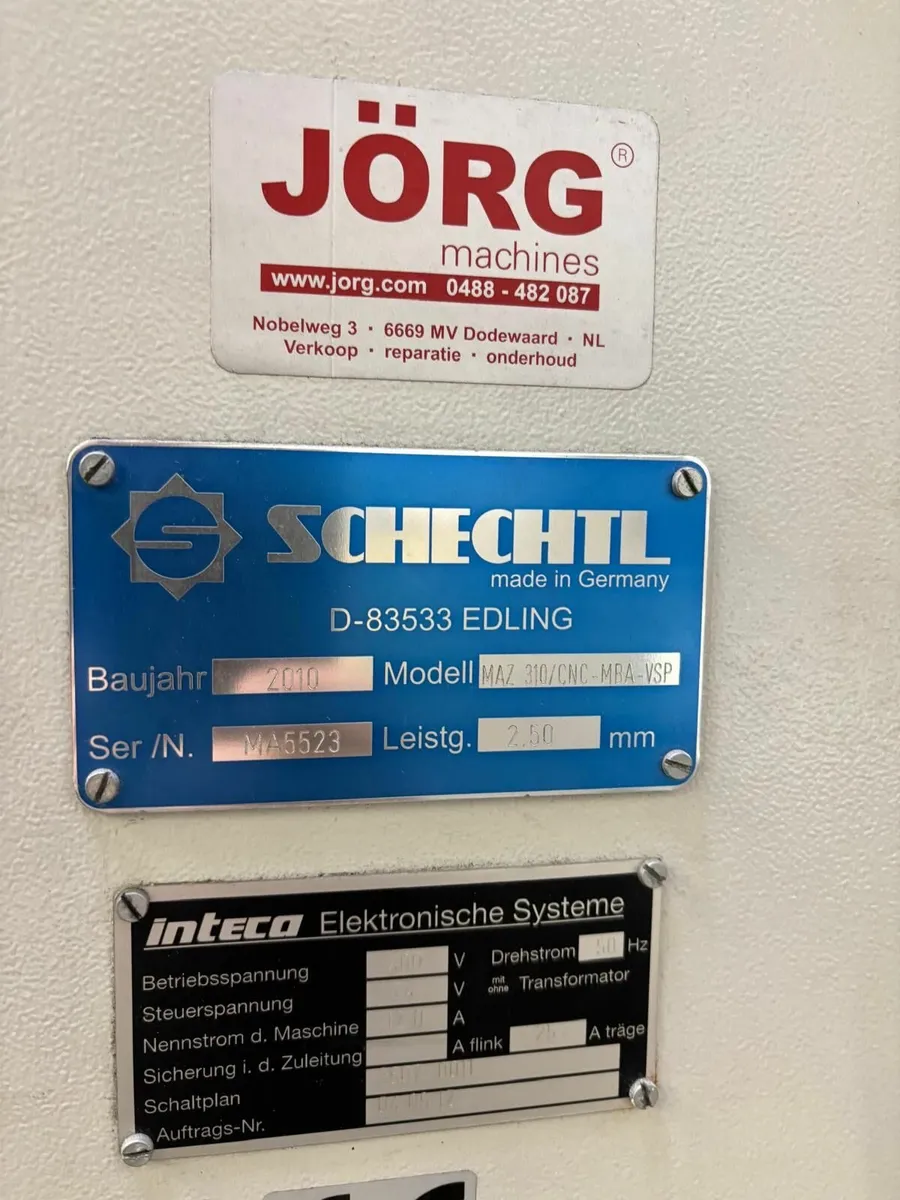 SCHECHTL MAZ/310/CNC-MRA-VSP Folder - Image 4