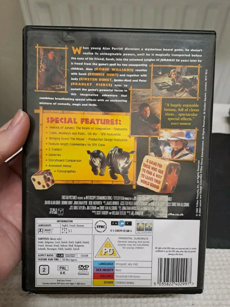 Jumanji – Collector’s Edition DVD - Image 2