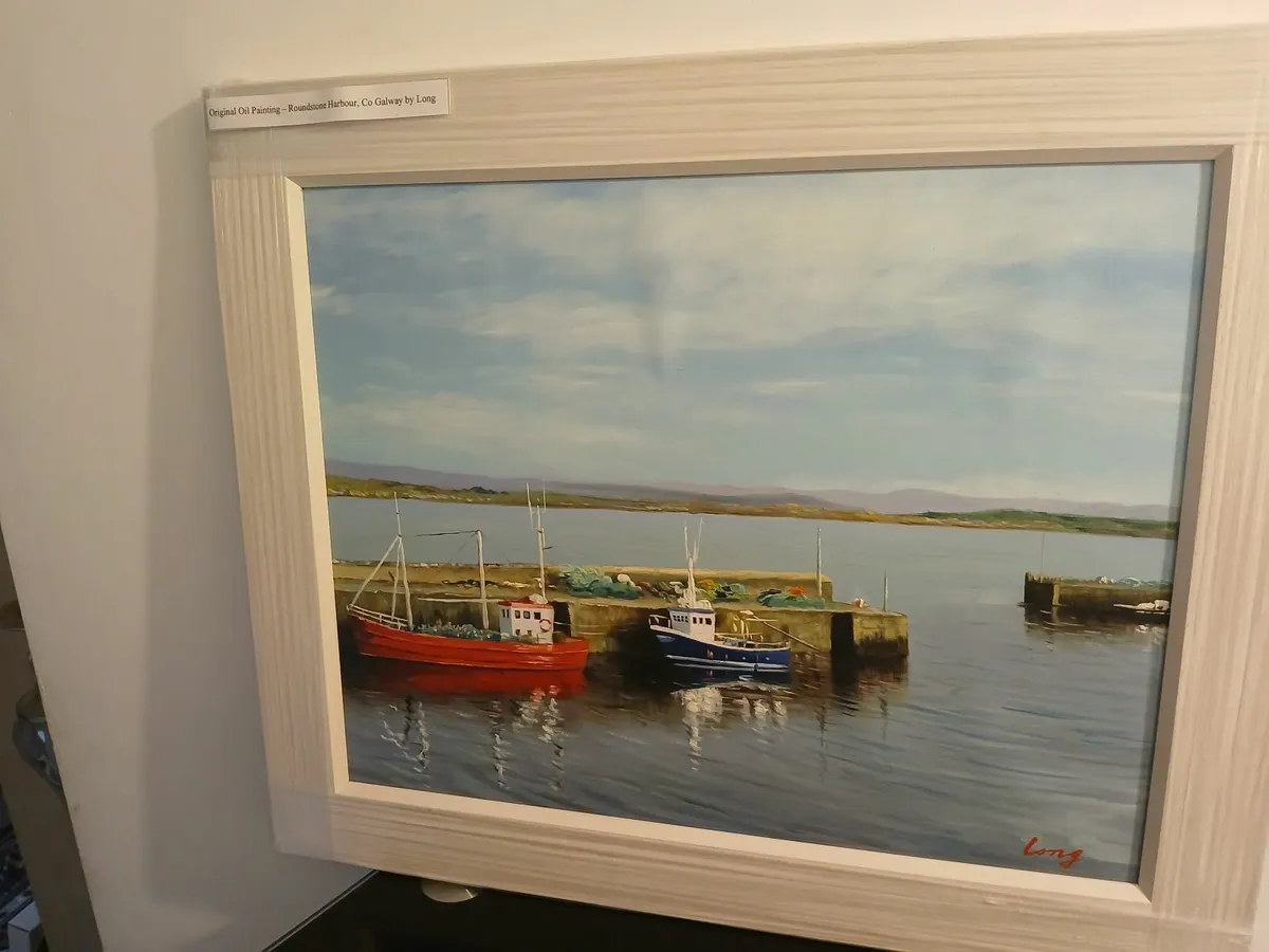 Oil painting original connamara cogalway - Image 1