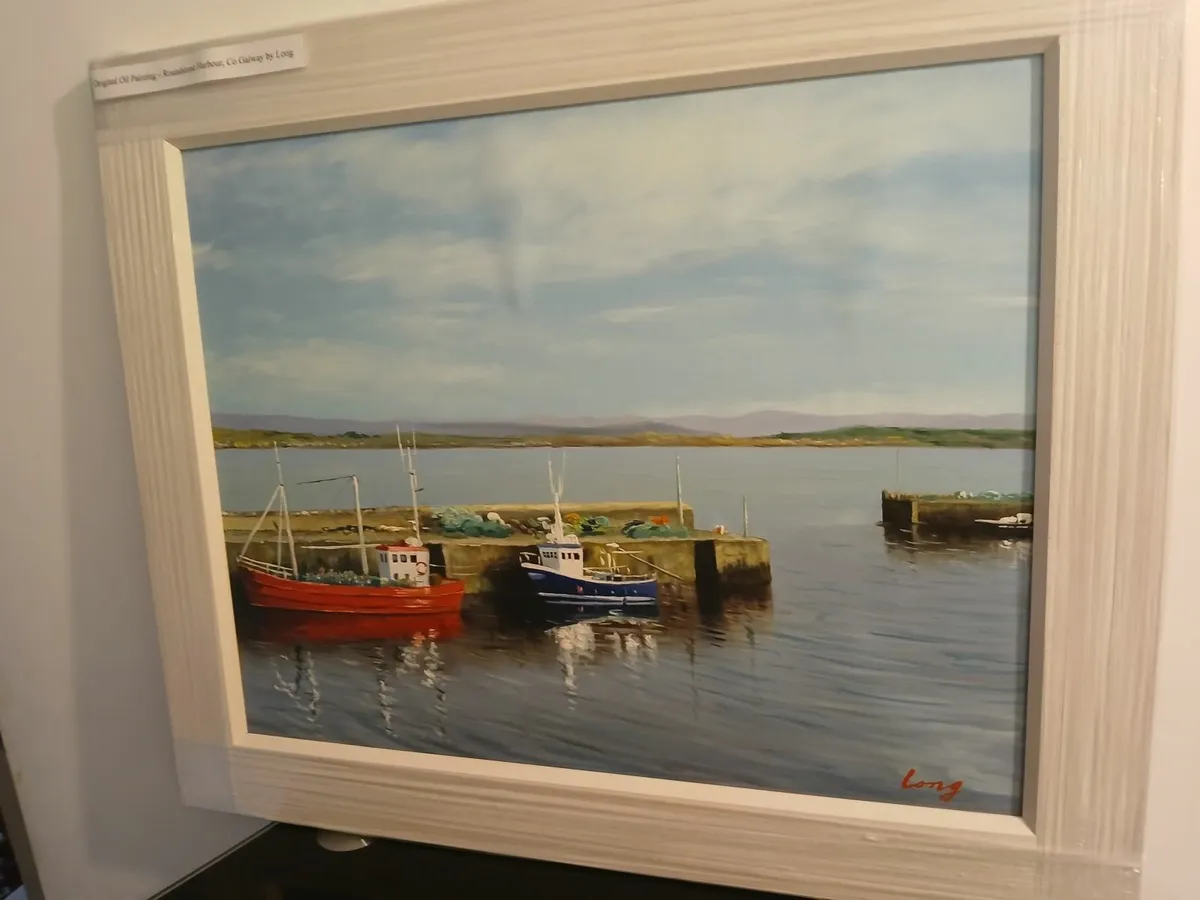 Oil painting original connamara cogalway - Image 2