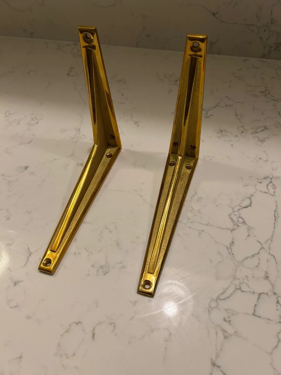 Brass Shelf Brackets - Image 2