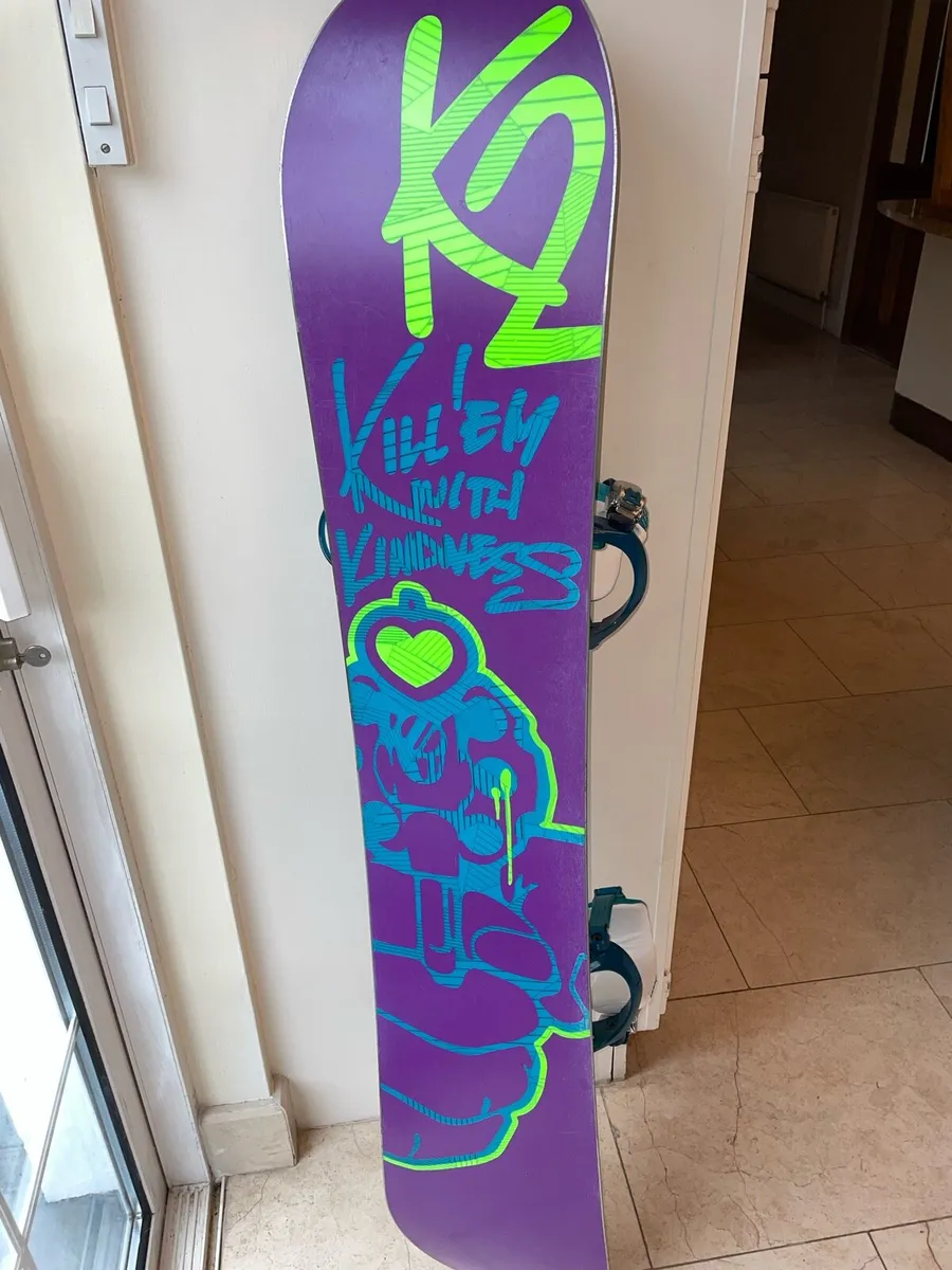 Snowboard & Bindings - K2 Limited Edition - Image 3
