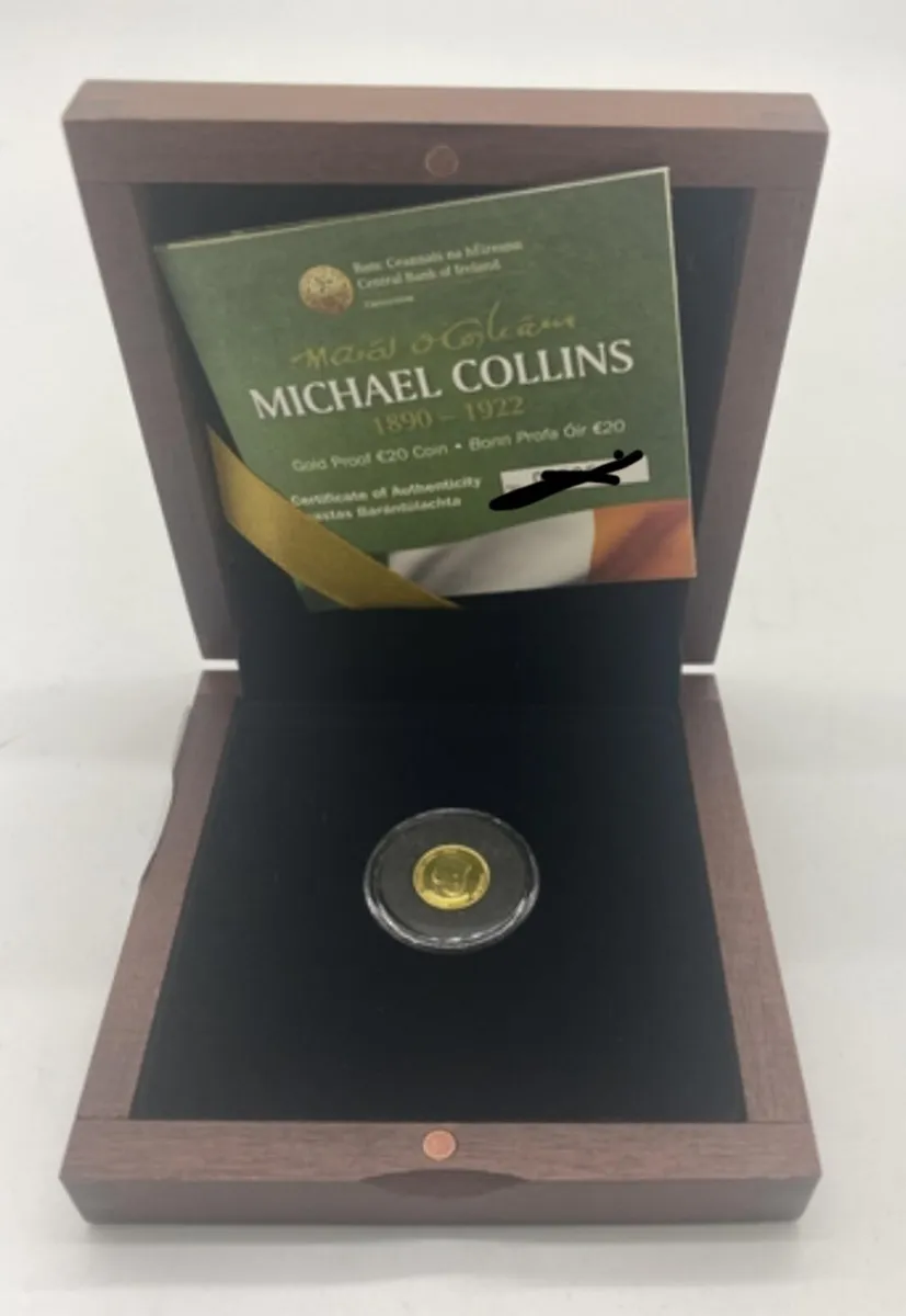 €20 GOLD PROOF COIN 2012. MICHAEL COLLINS - Image 1
