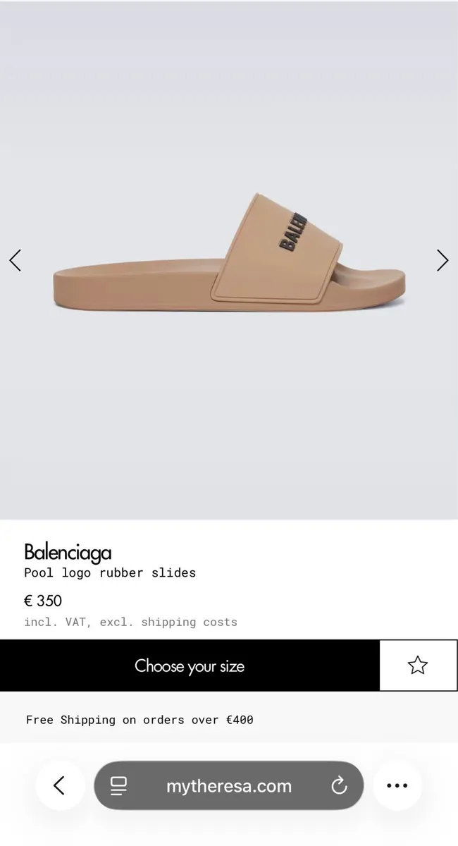 Balenciaga Pool logo rubber slides - Image 3